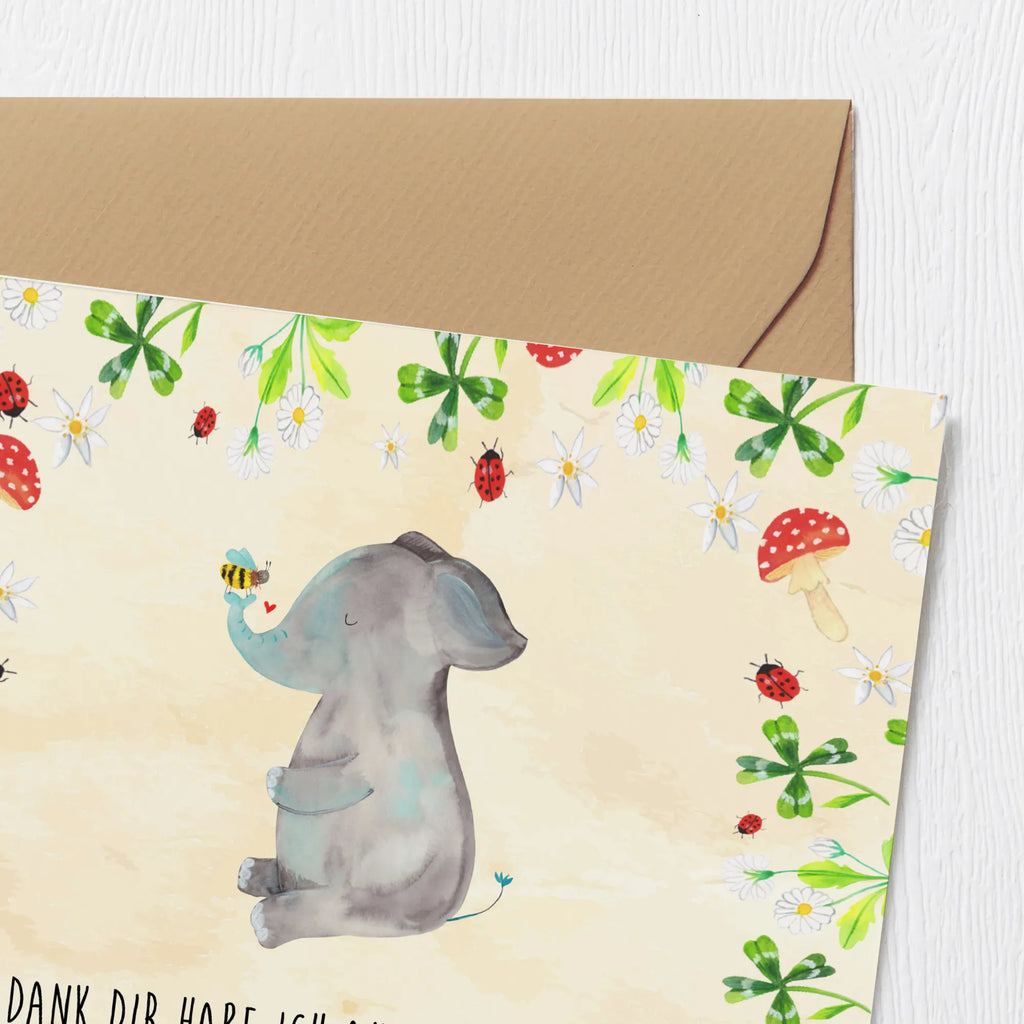 Deluxe Karte Elefant Biene Klappkarte, Glückwunschkarte, Grußkarte, faltkarte, doppelkarte, anlasskarte, Tiere, Lustige Sprüche, Tiermotive, Gute Laune, Liebesspruch, Jahrestag, Hochzeitsgeschenk, Biene, Liebesbeweis, Liebe, Heiratsantrag, Elefant, Liebesgeschenk