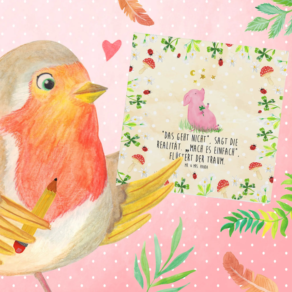 Deluxe Karte Schwein Glück Glückwunschkarte, Karte, Hochwertige Klappkarte, Grußkarte, Hochzeitskarte, Einladungskarte, Geburtstagskarte, Klappkarte, Hochwertige Grußkarte, Tiermotive, Gute Laune, lustige Sprüche, Tiere, Träume, Sterne, Glücksbringer, Sernchen, Schweinchen, Ziele, Glücksschwein. Glück, Schwein, Motivation