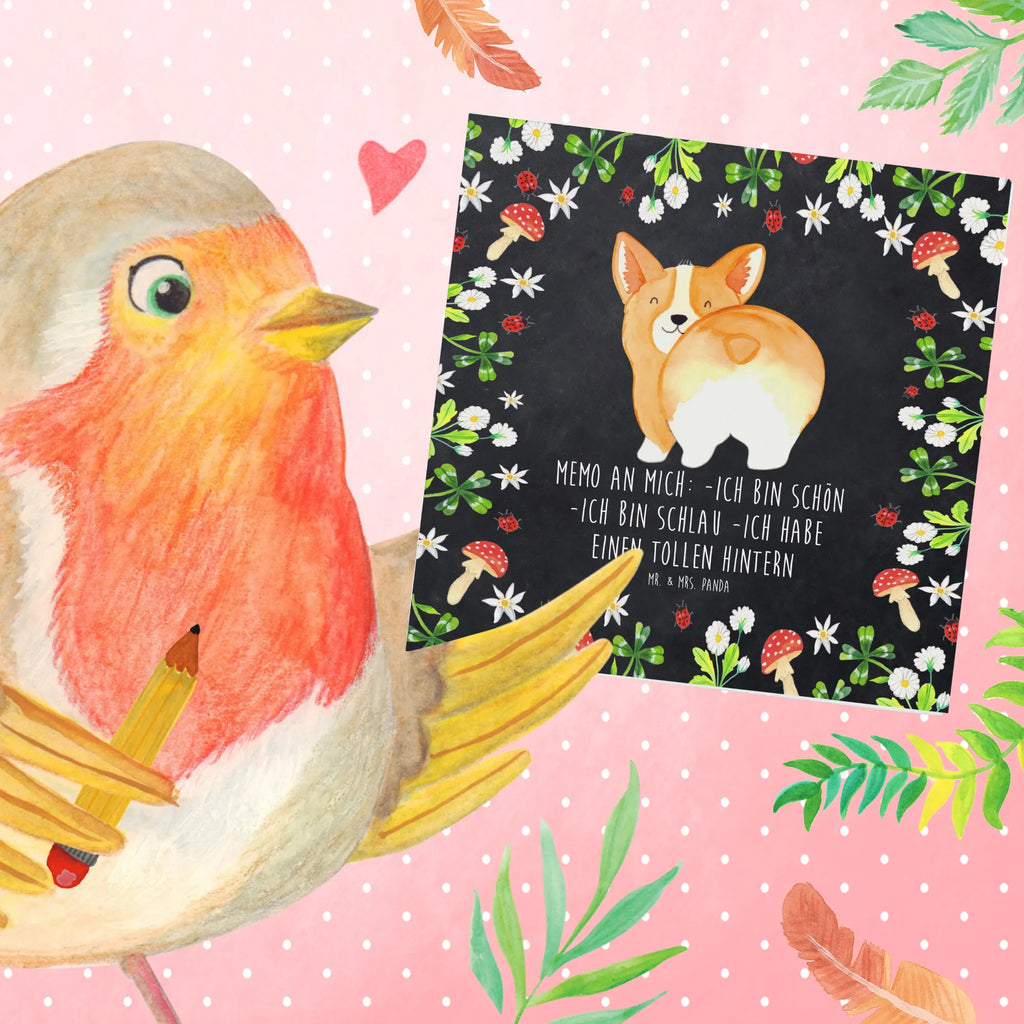 Deluxe Karte Corgi Po Glückwunschkarte, Karte, Hochzeitskarte, Hochwertige Klappkarte, Klappkarte, Hochwertige Grußkarte, Grußkarte, Einladungskarte, Geburtstagskarte, Hund, Hundemotiv, Haustier, Hunderasse, Tierliebhaber, Hundebesitzer, Sprüche, Spruch, Hundeliebe, Corgie, Motivation, Selbstliebe