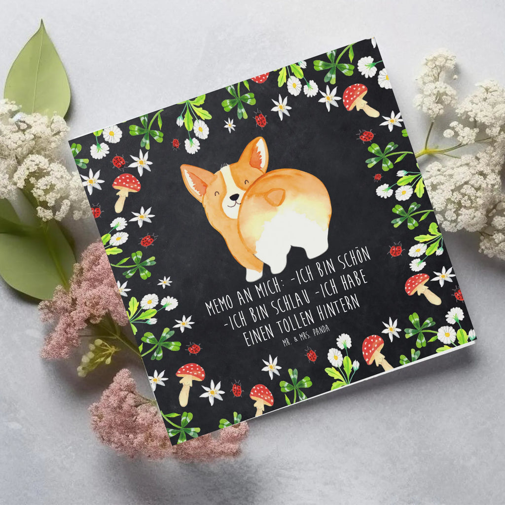 Deluxe Karte Corgi Po Glückwunschkarte, Karte, Hochzeitskarte, Hochwertige Klappkarte, Klappkarte, Hochwertige Grußkarte, Grußkarte, Einladungskarte, Geburtstagskarte, Hund, Hundemotiv, Haustier, Hunderasse, Tierliebhaber, Hundebesitzer, Sprüche, Spruch, Hundeliebe, Corgie, Motivation, Selbstliebe
