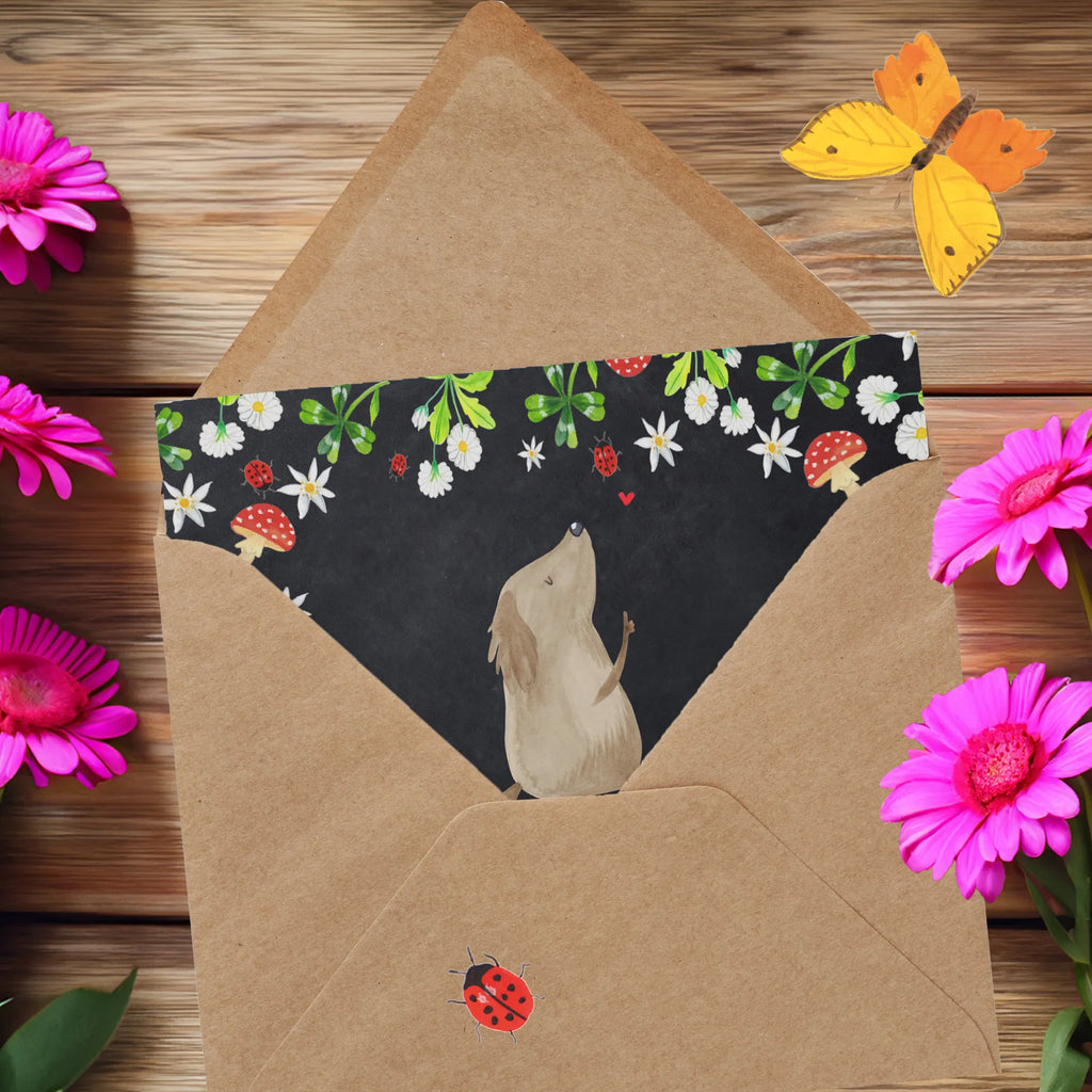 Deluxe Karte Hund Liebe Grußkarte, Karte, Klappkarte, Einladungskarte, Geburtstagskarte, Hochwertige Grußkarte, Glückwunschkarte, Hochzeitskarte, Hochwertige Klappkarte, Hund, Hundemotiv, Haustier, Hunderasse, Tierliebhaber, Hundebesitzer, Sprüche, Hundeglück, Liebe, Frauchen, Hundeliebe, Hunde