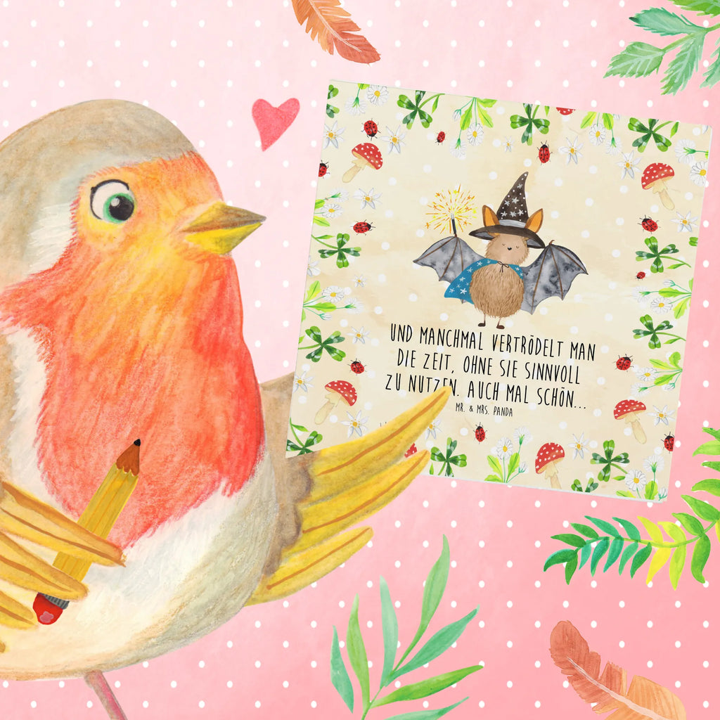 Deluxe Karte Fledermaus Zauberer Hochzeitskarte, Hochwertige Klappkarte, Klappkarte, Einladungskarte, Geburtstagskarte, Grußkarte, Hochwertige Grußkarte, Glückwunschkarte, Karte, Tiermotive, Gute Laune, lustige Sprüche, Tiere, reinsteigern, Fledermäuse, Zauberer, Magier, Frauen, Fledermaus