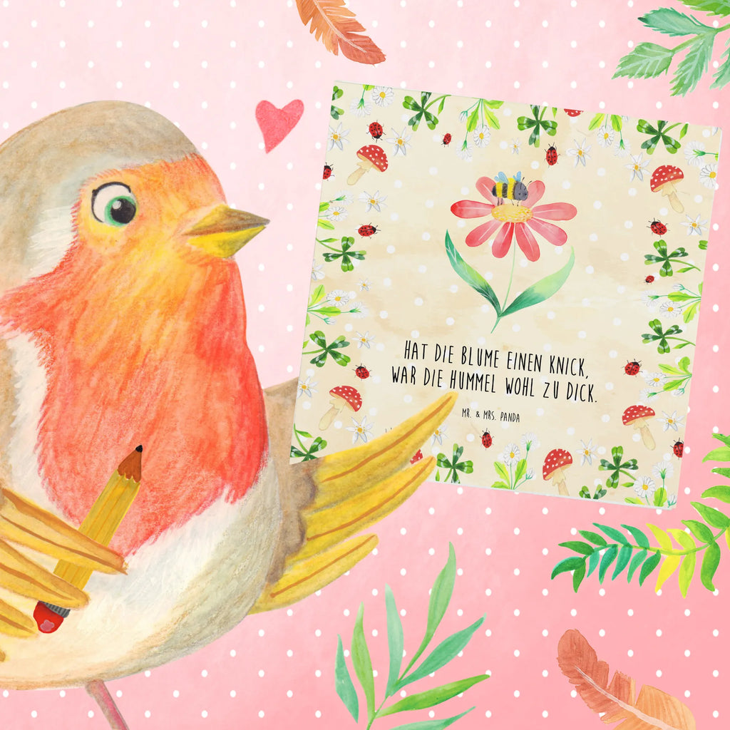 Deluxe Card bumblebee flower Klappkarte, Karte, Glückwunschkarte, Hochwertige Grußkarte, Grußkarte, Geburtstagskarte, Einladungskarte, Hochwertige Klappkarte, Hochzeitskarte, Tiermotive, Gute Laune, lustige Sprüche, Tiere, Feld, Flauschig, Blume, Hummeln, Wespe, Hummel, Biene, Natur