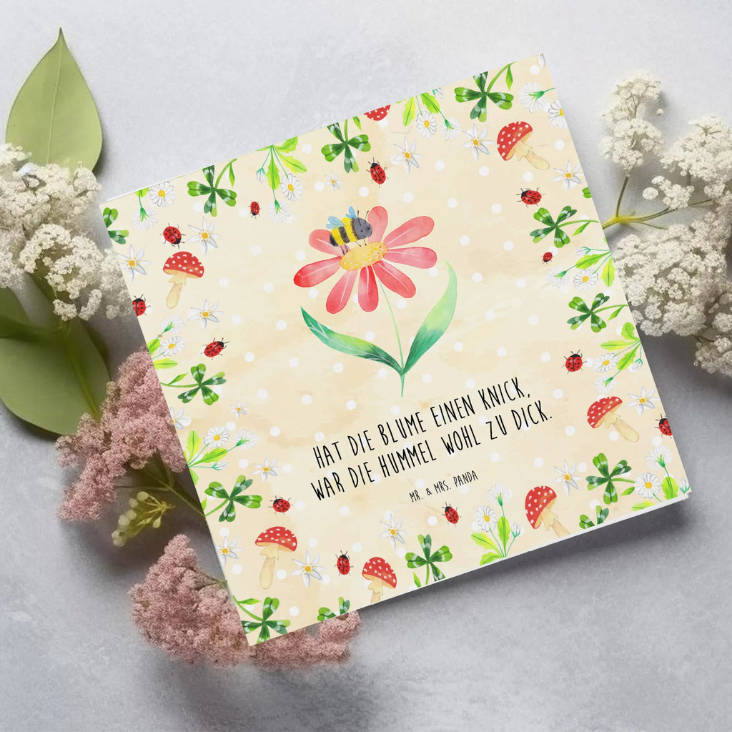 Deluxe Card bumblebee flower Klappkarte, Karte, Glückwunschkarte, Hochwertige Grußkarte, Grußkarte, Geburtstagskarte, Einladungskarte, Hochwertige Klappkarte, Hochzeitskarte, Tiermotive, Gute Laune, lustige Sprüche, Tiere, Feld, Flauschig, Blume, Hummeln, Wespe, Hummel, Biene, Natur