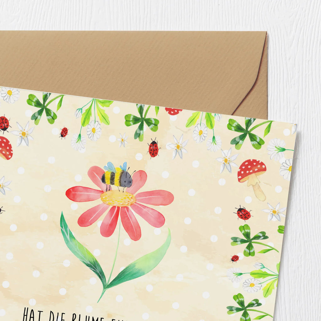 Deluxe Card bumblebee flower Klappkarte, Karte, Glückwunschkarte, Hochwertige Grußkarte, Grußkarte, Geburtstagskarte, Einladungskarte, Hochwertige Klappkarte, Hochzeitskarte, Tiermotive, Gute Laune, lustige Sprüche, Tiere, Feld, Flauschig, Blume, Hummeln, Wespe, Hummel, Biene, Natur