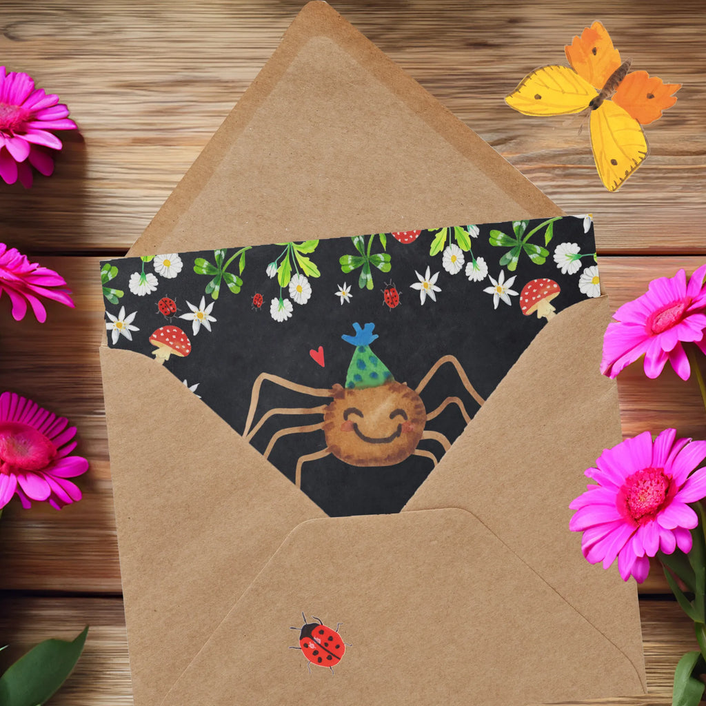 Deluxe Karte Spinne Agathe Party Einladungskarte, Hochwertige Grußkarte, Karte, Klappkarte, Geburtstagskarte, Glückwunschkarte, Grußkarte, Hochzeitskarte, Hochwertige Klappkarte, Spinne Agathe, Spinne, Agathe, Videos, Merchandise, Motivation, Selbstliebe, Wunder, Glück