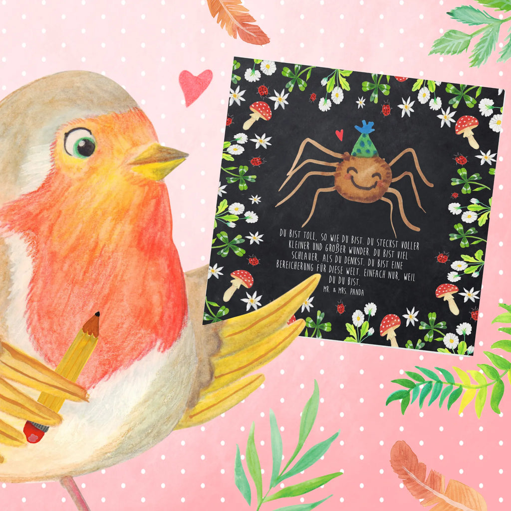 Deluxe Karte Spinne Agathe Party Einladungskarte, Hochwertige Grußkarte, Karte, Klappkarte, Geburtstagskarte, Glückwunschkarte, Grußkarte, Hochzeitskarte, Hochwertige Klappkarte, Spinne Agathe, Spinne, Agathe, Videos, Merchandise, Motivation, Selbstliebe, Wunder, Glück