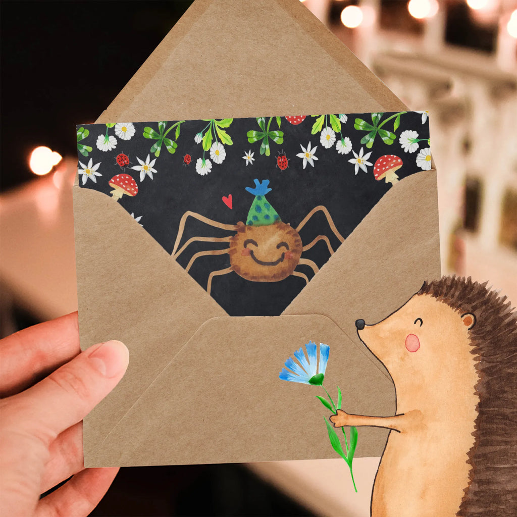 Deluxe Karte Spinne Agathe Party Einladungskarte, Hochwertige Grußkarte, Karte, Klappkarte, Geburtstagskarte, Glückwunschkarte, Grußkarte, Hochzeitskarte, Hochwertige Klappkarte, Spinne Agathe, Spinne, Agathe, Videos, Merchandise, Motivation, Selbstliebe, Wunder, Glück