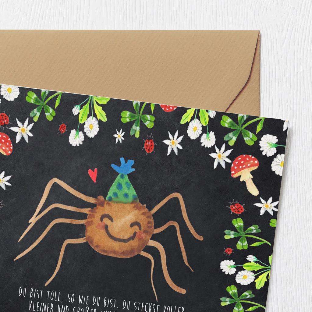 Deluxe Karte Spinne Agathe Party Einladungskarte, Hochwertige Grußkarte, Karte, Klappkarte, Geburtstagskarte, Glückwunschkarte, Grußkarte, Hochzeitskarte, Hochwertige Klappkarte, Spinne Agathe, Spinne, Agathe, Videos, Merchandise, Motivation, Selbstliebe, Wunder, Glück