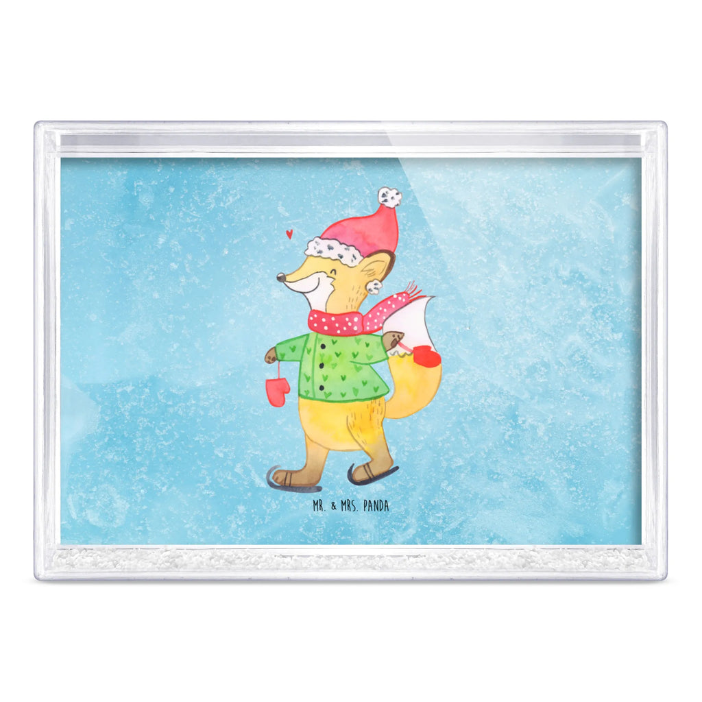 Schüttelrahmen Fuchs  Schlittschuhe Winter, Weihnachten, Weihnachtsdeko, Nikolaus, Advent, Heiligabend, Wintermotiv, Weihnachtszeit, Weihnachtsmann, Weihnachtsbaum, Weihnachtstage, Tannenbaum