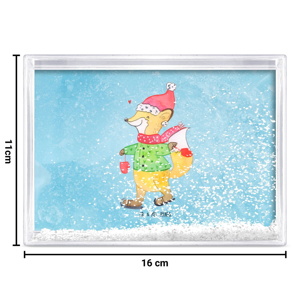 Schüttelrahmen Fuchs  Schlittschuhe Winter, Weihnachten, Weihnachtsdeko, Nikolaus, Advent, Heiligabend, Wintermotiv, Weihnachtszeit, Weihnachtsmann, Weihnachtsbaum, Weihnachtstage, Tannenbaum