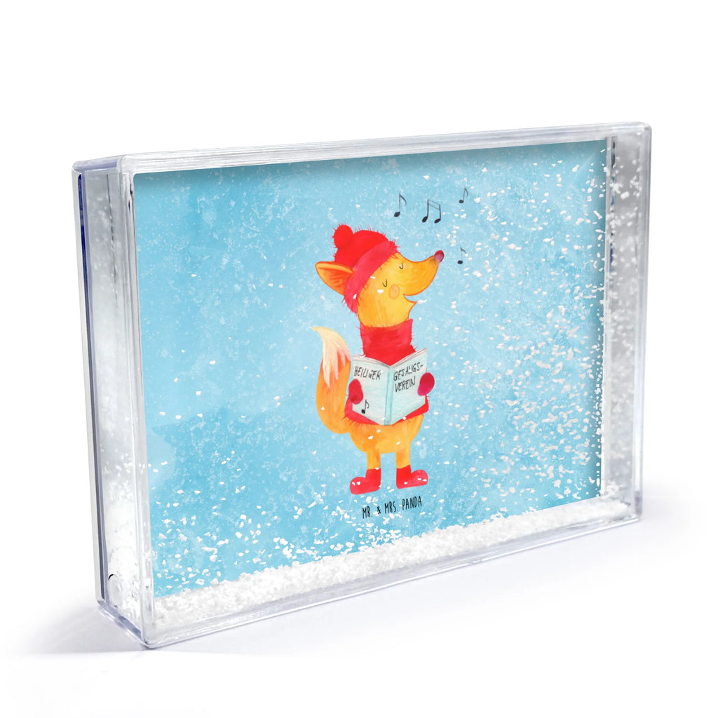 Schüttelrahmen Fuchs Sänger Winter, Weihnachten, Weihnachtsdeko, Nikolaus, Advent, Heiligabend, Wintermotiv, Weihnachtslieder, Sänger, Fuchs, Geschenk Sänger, Füchse, Singen