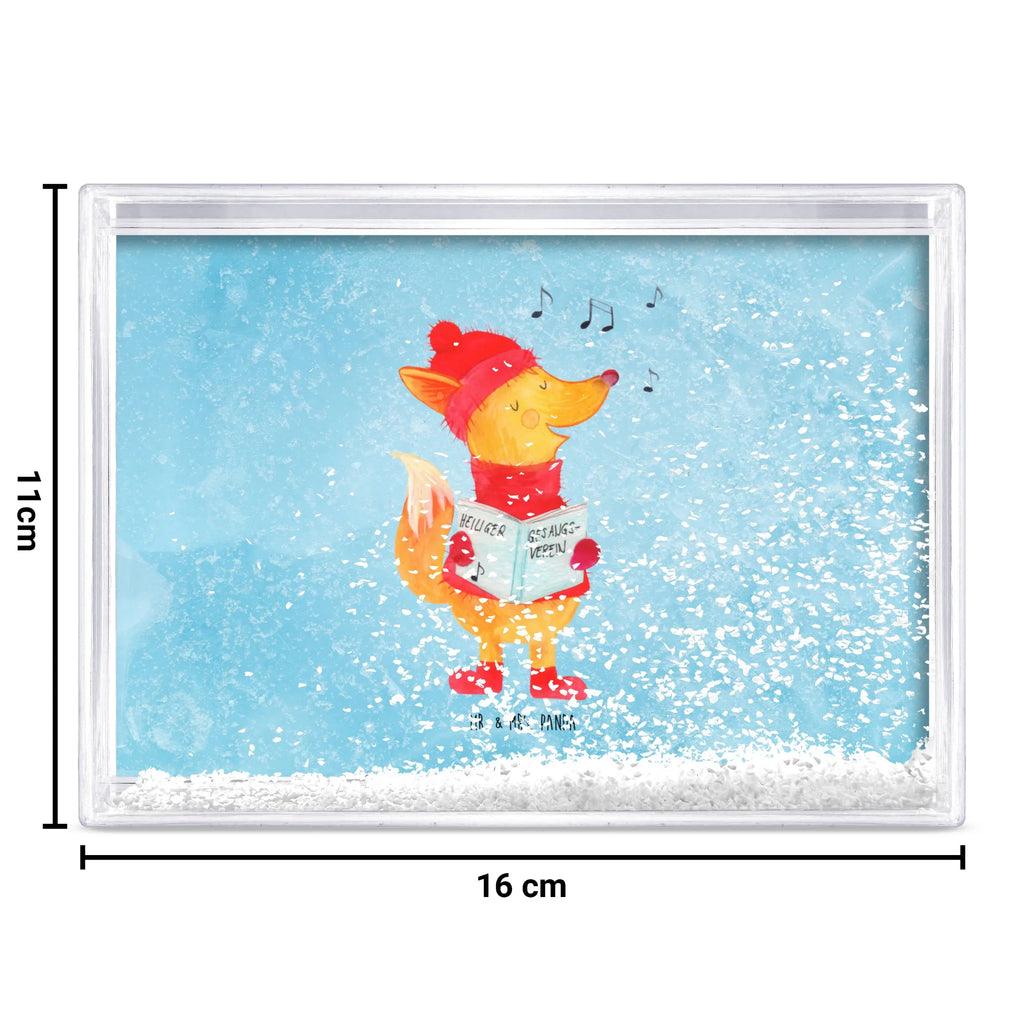 Schüttelrahmen Fuchs Sänger Winter, Weihnachten, Weihnachtsdeko, Nikolaus, Advent, Heiligabend, Wintermotiv, Weihnachtslieder, Sänger, Fuchs, Geschenk Sänger, Füchse, Singen