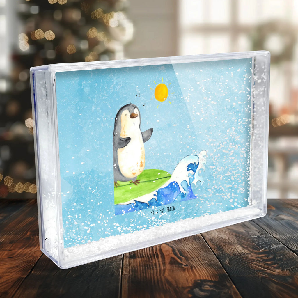 Schüttelrahmen Pinguin Surfer Pinguin, Surfer, Wellen, Wellen reiten, surfen, Urlaub, Hawaii, Pinguine, Portugal