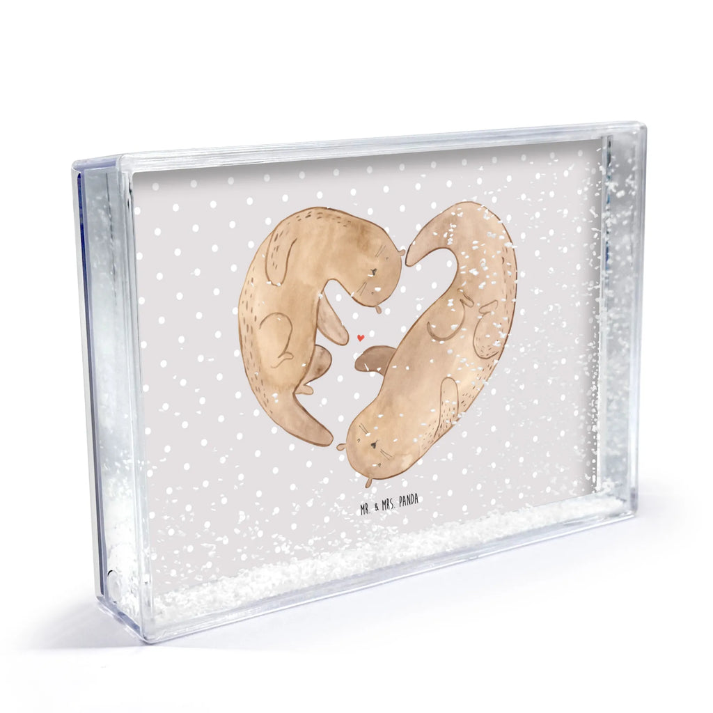 Schüttelrahmen Otter Herz Otter, Fischotter, Seeotter, gemeinsames Leben, Herz, Bessere Hälfte, Liebesgeschenk, Liebesbeweis, Jahrestag, Verlobung, Liebe, Hochzeitstag, Love you