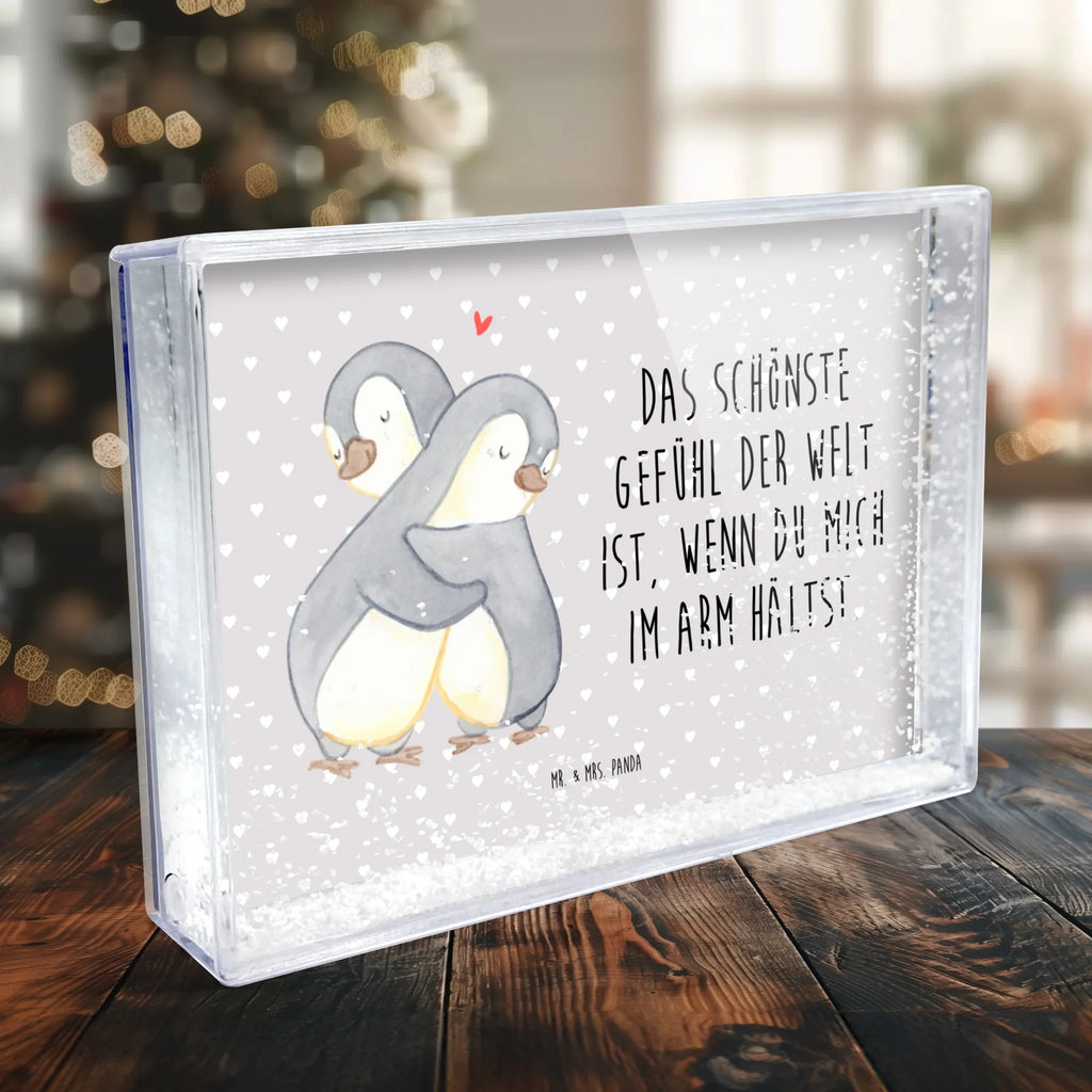 Schüttelrahmen Pinguine Kuscheln Liebe, Partner, Freund, Freundin, Ehemann, Ehefrau, Heiraten, Verlobung, Heiratsantrag, Liebesgeschenk, Jahrestag, Hocheitstag, Geschenk für Partner, für Männer, für Ehemann, Liebesbeweis, Valentinstag, Geschenk für Freundin, Geschenk für Frauen, Hochzeitstag, Mitbringsel