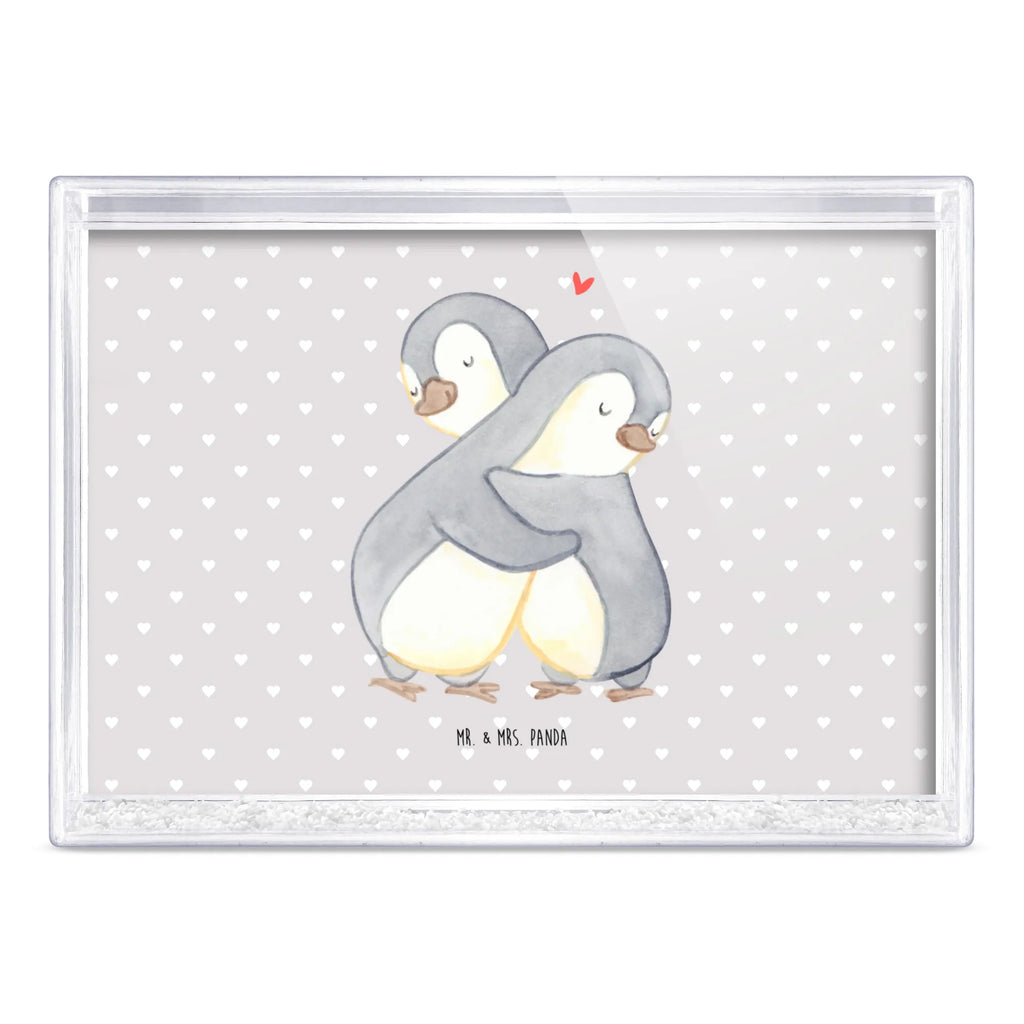 Schüttelrahmen Pinguine Kuscheln Liebe, Partner, Freund, Freundin, Ehemann, Ehefrau, Heiraten, Verlobung, Heiratsantrag, Liebesgeschenk, Jahrestag, Hocheitstag, Geschenk für Partner, für Männer, für Ehemann, Liebesbeweis, Valentinstag, Geschenk für Freundin, Geschenk für Frauen, Hochzeitstag, Mitbringsel