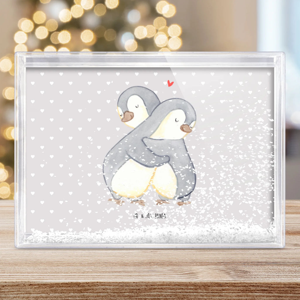 Schüttelrahmen Pinguine Kuscheln Liebe, Partner, Freund, Freundin, Ehemann, Ehefrau, Heiraten, Verlobung, Heiratsantrag, Liebesgeschenk, Jahrestag, Hocheitstag, Geschenk für Partner, für Männer, für Ehemann, Liebesbeweis, Valentinstag, Geschenk für Freundin, Geschenk für Frauen, Hochzeitstag, Mitbringsel