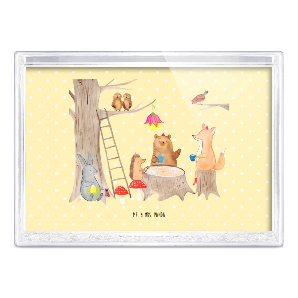 Schüttelrahmen Waldtiere Picknick Tiermotive, Gute Laune, lustige Sprüche, Tiere, Fuchs, Igel, Hase, Picknick, Eichhörnchen, Wald, Waldtiere, Maus