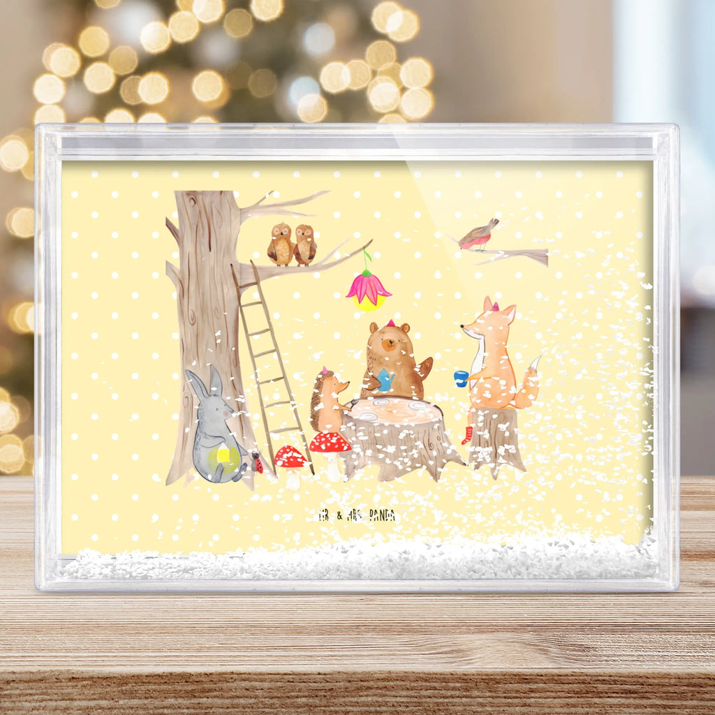 Schüttelrahmen Waldtiere Picknick Tiermotive, Gute Laune, lustige Sprüche, Tiere, Fuchs, Igel, Hase, Picknick, Eichhörnchen, Wald, Waldtiere, Maus