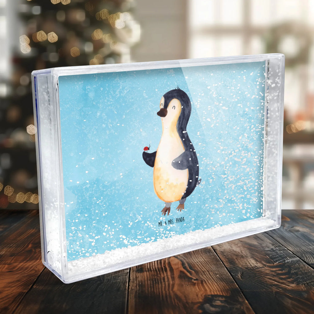 Schüttelrahmen Pinguin Marienkäfer Pinguin, Glück, Pinguine, Liebe, Marienkäfer, Freude, Wunder, Lebensfreude