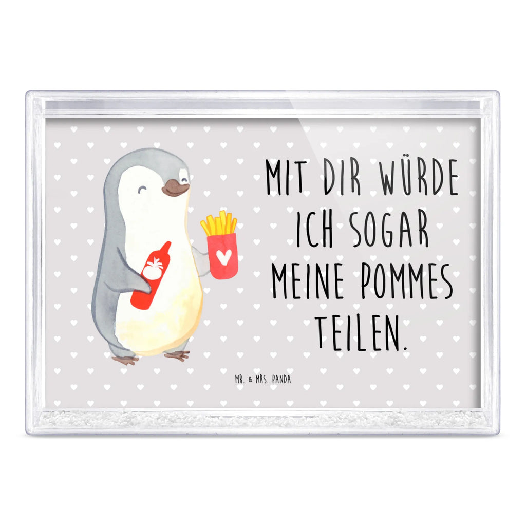 Schüttelrahmen Pinguin Pommes Liebe, Partner, Freund, Freundin, Ehemann, Ehefrau, Heiraten, Verlobung, Heiratsantrag, Liebesgeschenk, Jahrestag, Hocheitstag, Geschenk für Partner, Geschenk für Frauen, Mitbringsel, Hochzeitstag, Liebesbeweis, für Männer, Geschenk für Freundin, für Ehemann, Valentinstag