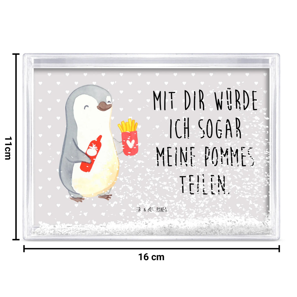 Schüttelrahmen Pinguin Pommes Liebe, Partner, Freund, Freundin, Ehemann, Ehefrau, Heiraten, Verlobung, Heiratsantrag, Liebesgeschenk, Jahrestag, Hocheitstag, Geschenk für Partner, Geschenk für Frauen, Mitbringsel, Hochzeitstag, Liebesbeweis, für Männer, Geschenk für Freundin, für Ehemann, Valentinstag