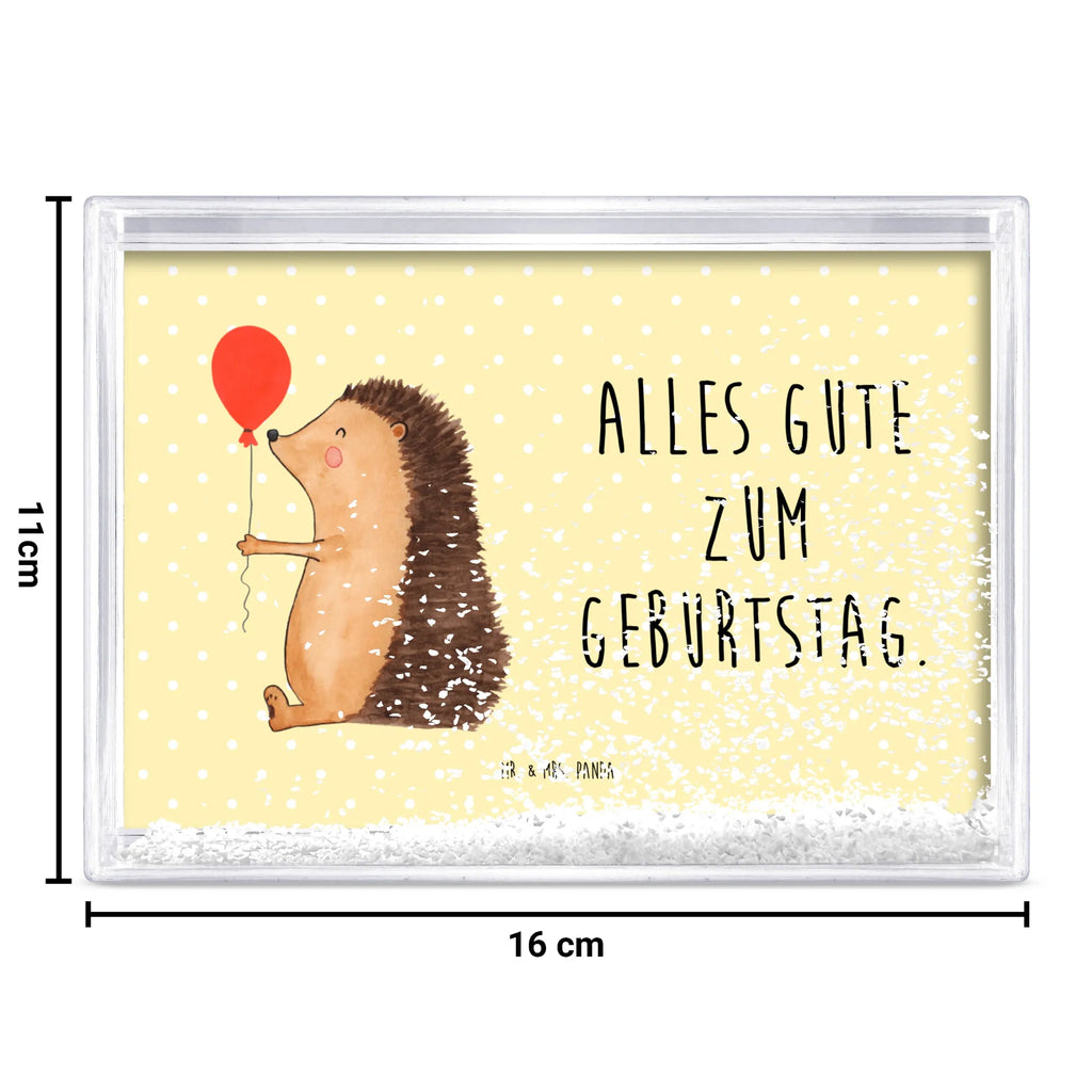 Schüttelrahmen Igel Luftballon Tiermotive, Gute Laune, lustige Sprüche, Tiere, Geburtstag, Igel, Ballon, Geburtstagskind, Happy Birthday, Herzlichen Glückwunsch, Glückwunsch