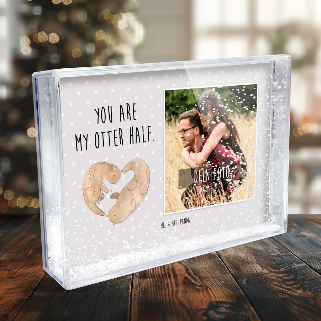 Schüttelrahmen mit Foto Otter Herz Rahmen mit Foto, Orginalles Fotogeschenk, Schüttelrahmen mit Foto, Fotogeschenke, Bilderrahmen mit Foto, Fotogeschenk, Otter, Fischotter, Seeotter, Love you, Jahrestag, Herz, Verlobung, Liebesgeschenk, gemeinsames Leben, Liebe, Bessere Hälfte, Liebesbeweis, Hochzeitstag