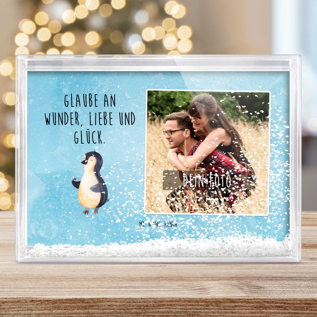 Shake Frame with Photo Penguin ladybug Fotogeschenk, Schüttelrahmen mit Foto, Orginalles Fotogeschenk, Bilderrahmen mit Foto, Rahmen mit Foto, Fotogeschenke, Pinguin, Freude, Glück, Pinguine, Wunder, Liebe, Marienkäfer, Lebensfreude