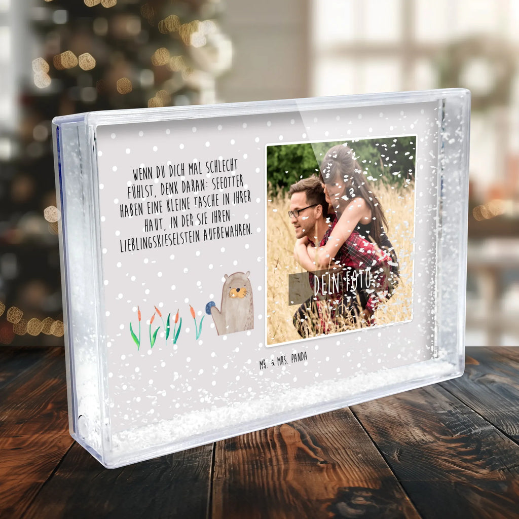 Schüttelrahmen mit Foto Otter Stein Rahmen mit Foto, Bilderrahmen mit Foto, Schüttelrahmen mit Foto, Orginalles Fotogeschenk, Fotogeschenk, Fotogeschenke, Otter, Fischotter, Seeotter, Otter Seeotter See Otter