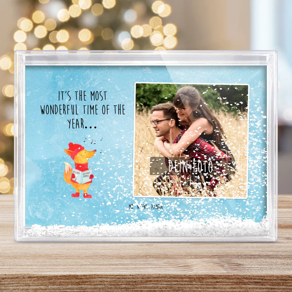Schüttelrahmen mit Foto Fuchs Sänger Rahmen mit Foto, Schüttelrahmen mit Foto, Bilderrahmen mit Foto, Orginalles Fotogeschenk, Fotogeschenke, Fotogeschenk, Winter, Weihnachten, Weihnachtsdeko, Nikolaus, Advent, Heiligabend, Wintermotiv, Füchse, Fuchs, Geschenk Sänger, Sänger, Weihnachtslieder, Singen