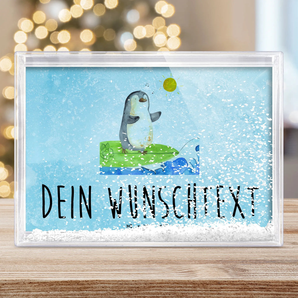 Spersonalizowana ramka do potrząsania Pingwin surfista Pinguin