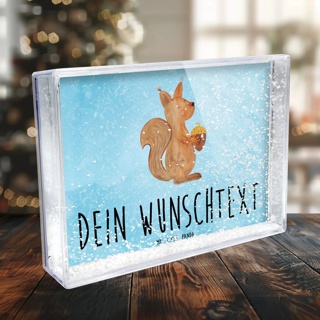 Personalisierter Schüttelrahmen Eichhörnchen Weihnachten Winter, Weihnachten, Weihnachtsdeko, Nikolaus, Advent, Heiligabend, Wintermotiv, Neujahr, Guten Rutsch, Weihnachtsgruß, Frohes neues Jahr, Weihnachtsmotiv, Vogel, Frohe Weihnachten