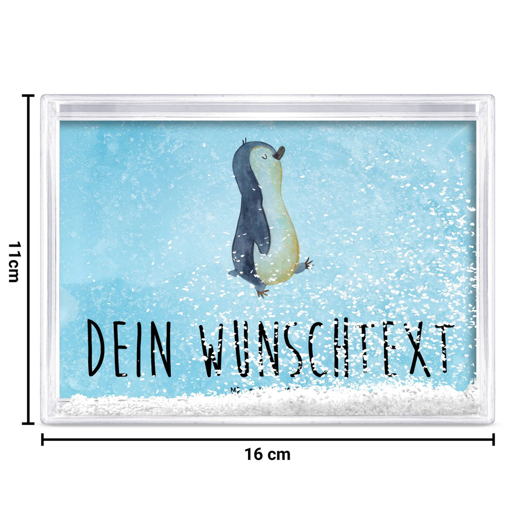 Personalisierter Schüttelrahmen Pinguin marschieren Pinguin, Familie, Langschläfer, Frühaufsteher, Schwester, Pinguine, Bruder