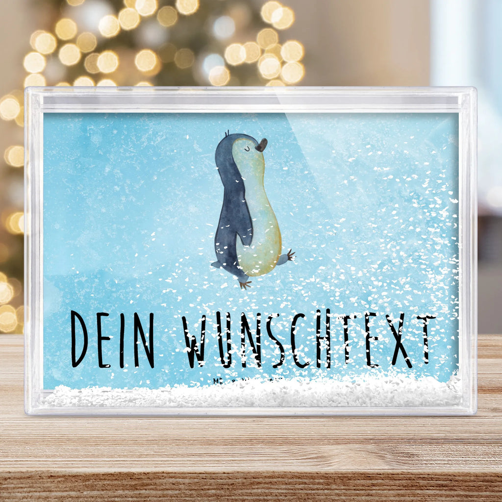 Personalisierter Schüttelrahmen Pinguin marschieren Pinguin, Familie, Langschläfer, Frühaufsteher, Schwester, Pinguine, Bruder