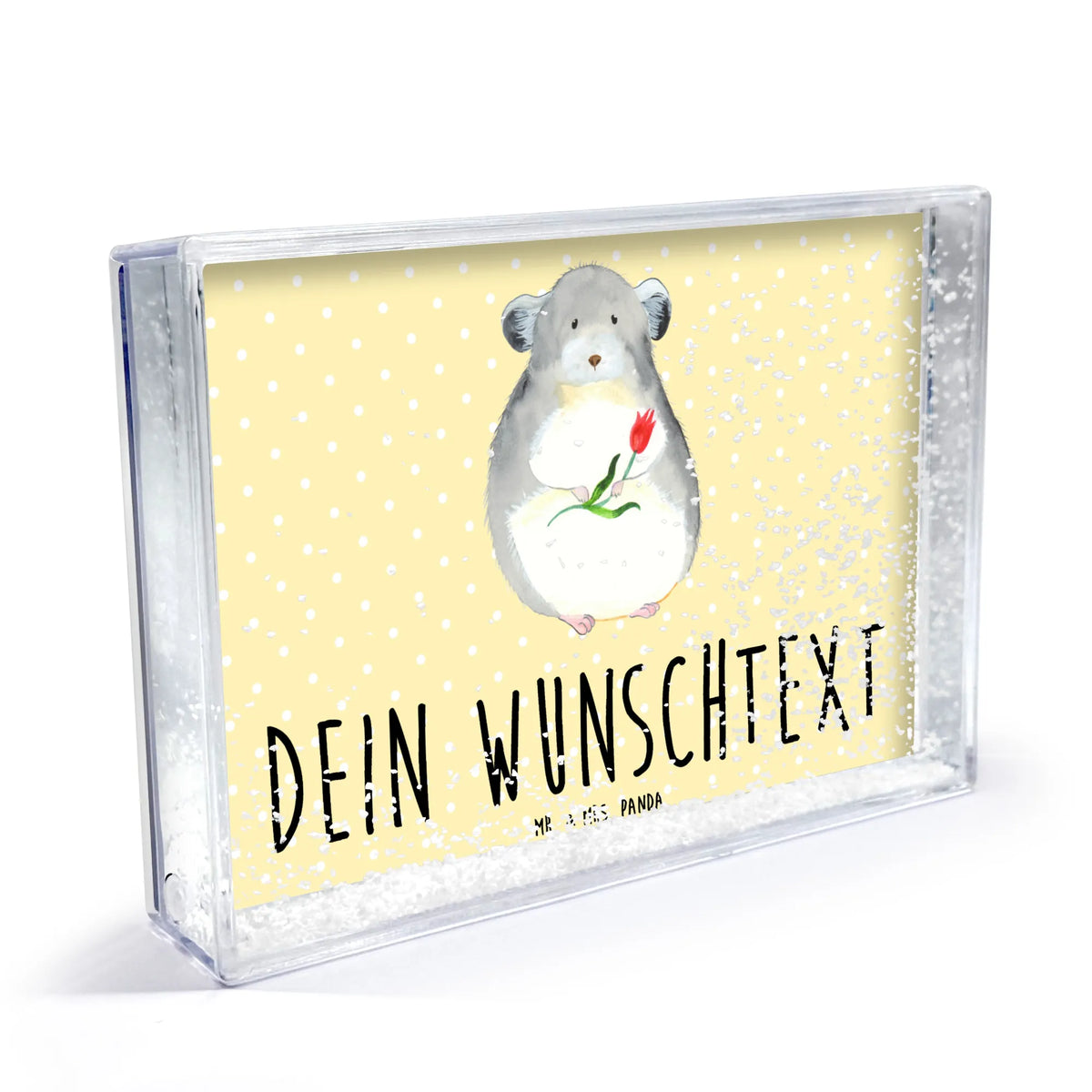 Personalized Shaker Frame chinchilla flower small animals, cute, funny, cute animal motives, hand drawn, small world, funny sayings, good mood, happy, gifts, gift ideas, special gifts, animal lover, card, grief, office, depression, chaos, happiness, office life, heartache, chinchilla, being sad, chinchillas