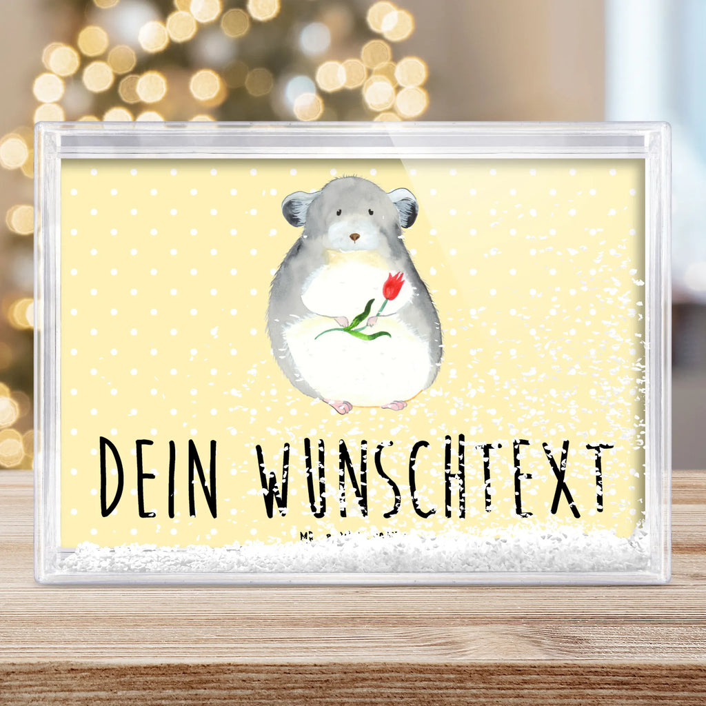 Personalisierter Schüttelrahmen Chinchilla Blume Tiermotive, Gute Laune, lustige Sprüche, Tiere, Kummer, Büro, Depressionen, Chaos, Glücklichsein, Büroalltag, Liebeskummer, Chinchilla, traurig sein, Chinchillas