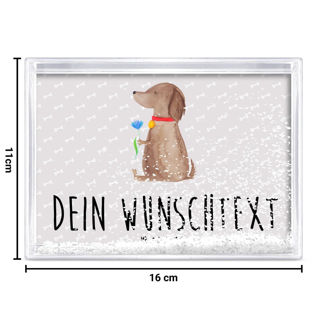 Personalisierter Schüttelrahmen Hund Blume Hund, Hundemotiv, Haustier, Hunderasse, Tierliebhaber, Hundebesitzer, Sprüche, Hundeliebe, Frauchen, Hunde
