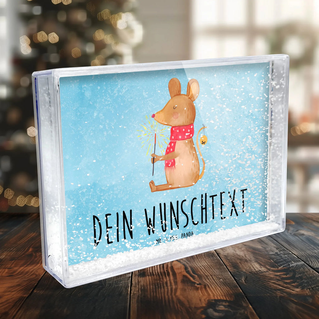 Personalisierter Schüttelrahmen Maus Weihnachten Winter, Weihnachten, Weihnachtsdeko, Nikolaus, Advent, Heiligabend, Wintermotiv, Weihnachtswunder, Weihnachtsmotiv, Mäuschen, Weihnachtsgruß, Frohe Weihnachten, Maus