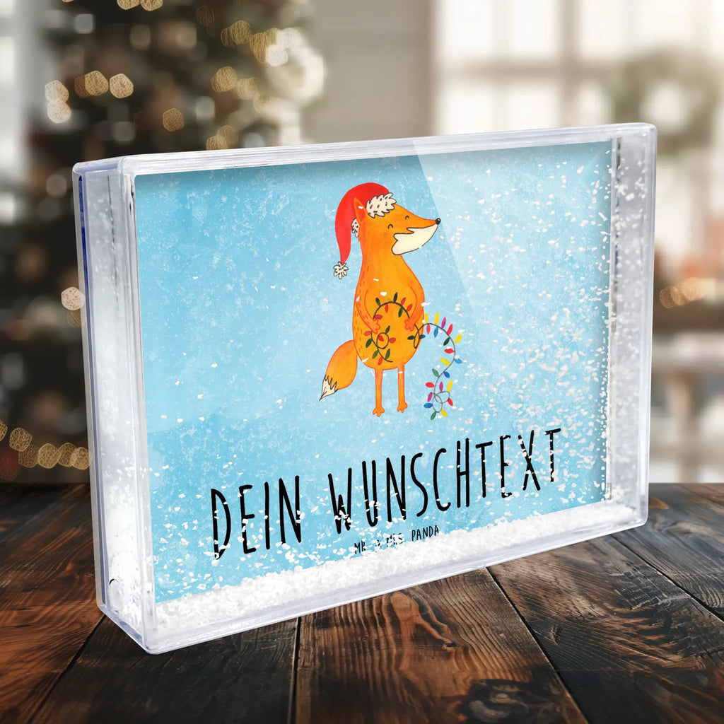 Personalisierter Schüttelrahmen Fuchs Weihnachten Winter, Weihnachten, Weihnachtsdeko, Nikolaus, Advent, Heiligabend, Wintermotiv, Füchse, Geschenk Weihnachten, Weihnachtszeit, Fuchs, Weihnachtsmann, Spruch schön