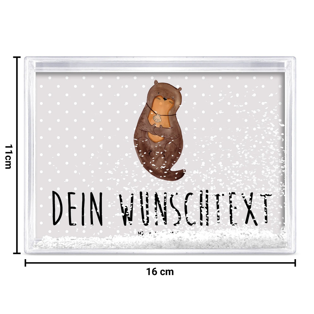 Personalized Shaker Frame otter shell otter, marten, sea otter, European otter, water mammal, aquatic animal, baby otter, predator, water, otter gifts, animal lover, gift ideas for animal lovers, animal, mammal, water animal, gifts for people in love, office, brooding, otter love, motivation, daydreaming, dreaming