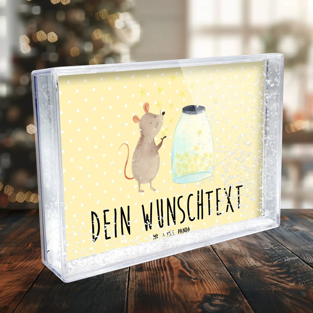 Personalisierter Schüttelrahmen Maus Sterne Tiermotive, Gute Laune, lustige Sprüche, Tiere, Hoffnung, Wunsch, Taufgeschenk, Taufe, Kindergeburtstag, Geburtstag, Träume, Sterne, erstes Kind, Geburt, Kind, Maus, Schwangerschaft