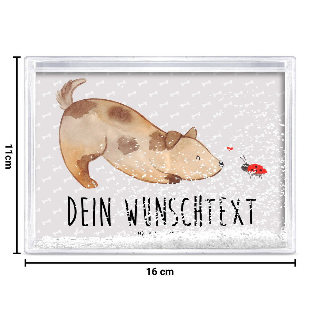 Personalisierter Schüttelrahmen Hund Marienkäfer Hund, Hundemotiv, Haustier, Hunderasse, Tierliebhaber, Hundebesitzer, Sprüche, Mischlinghund, Mischling, Hundespruch, Hunde, Marienkäfer