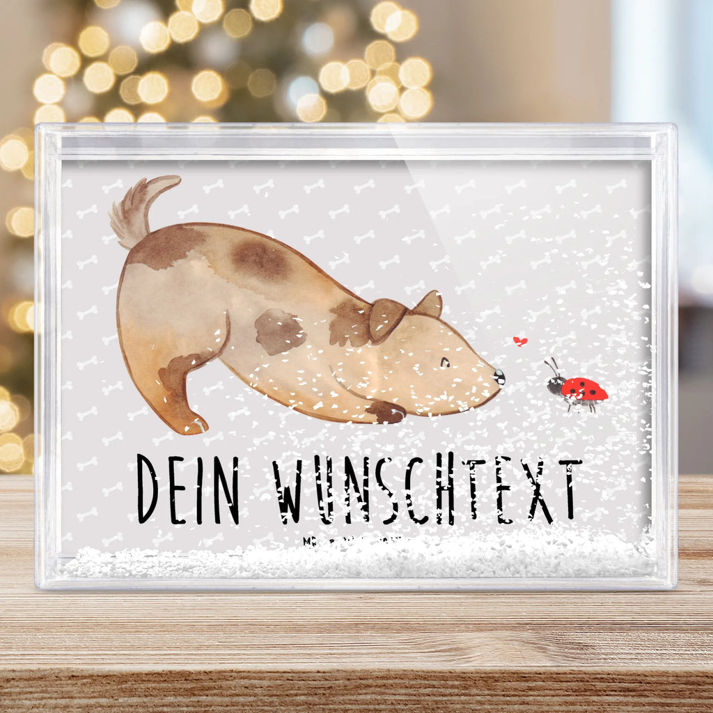 Personalisierter Schüttelrahmen Hund Marienkäfer Hund, Hundemotiv, Haustier, Hunderasse, Tierliebhaber, Hundebesitzer, Sprüche, Mischlinghund, Mischling, Hundespruch, Hunde, Marienkäfer