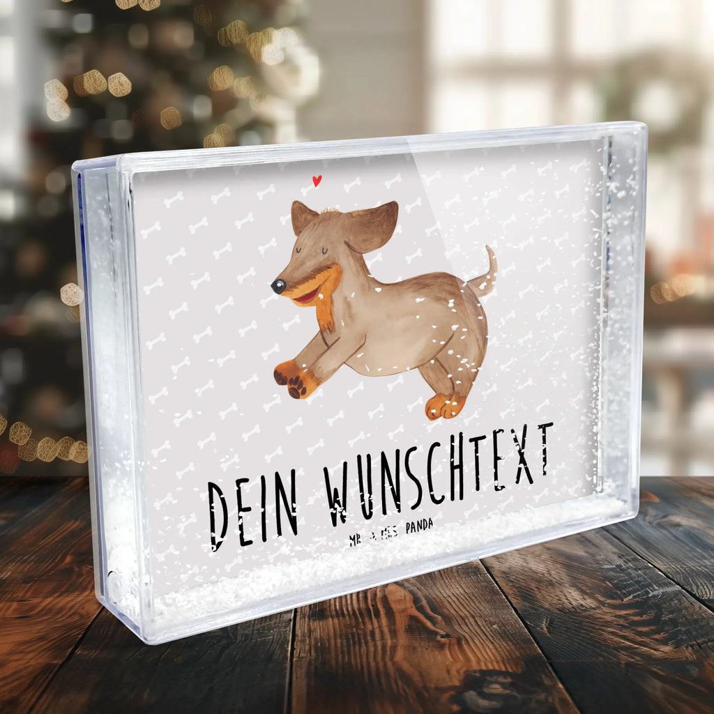 Personalisierter Schüttelrahmen Hund Dackel Hund, Hundemotiv, Haustier, Hunderasse, Tierliebhaber, Hundebesitzer, Sprüche, happy dog, Hunde, Dachshund, Dackel