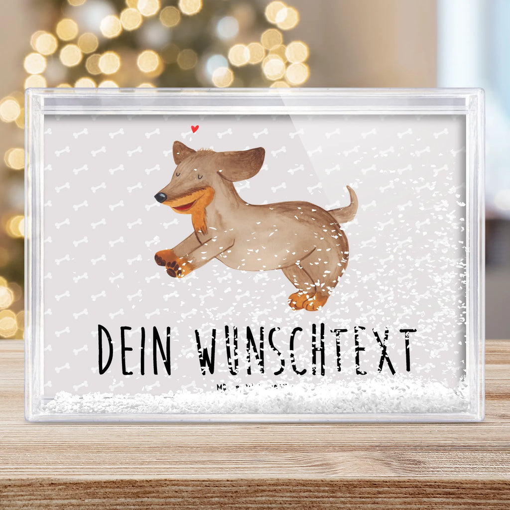 Personalisierter Schüttelrahmen Hund Dackel Hund, Hundemotiv, Haustier, Hunderasse, Tierliebhaber, Hundebesitzer, Sprüche, happy dog, Hunde, Dachshund, Dackel