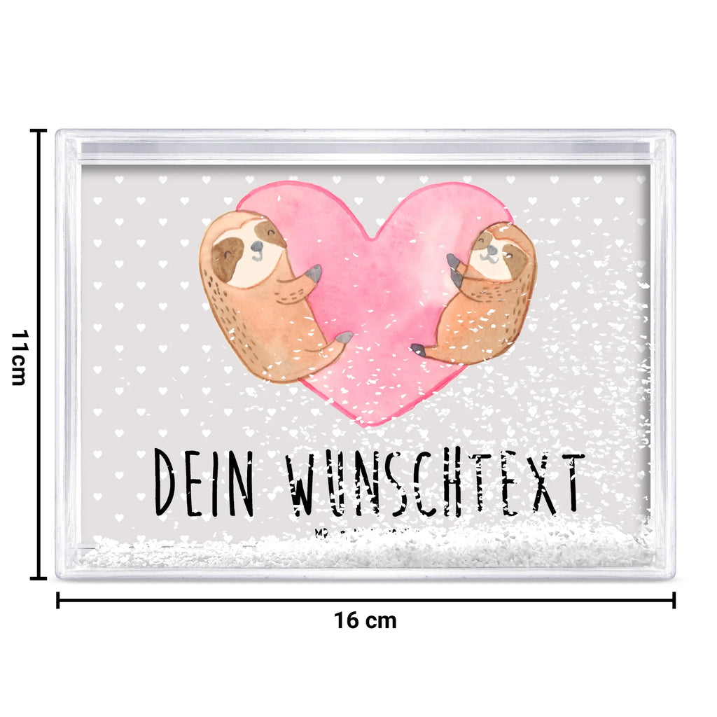 Personalisierter Schüttelrahmen Faultiere Herz Liebe, Partner, Freund, Freundin, Ehemann, Ehefrau, Heiraten, Verlobung, Heiratsantrag, Liebesgeschenk, Jahrestag, Hocheitstag, Hochzeitstag, für Männer, Geschenk für Frauen, Geschenk für Partner, Mitbringsel, Geschenk für Freundin, Valentinstag, Liebesbeweis, für Ehemann
