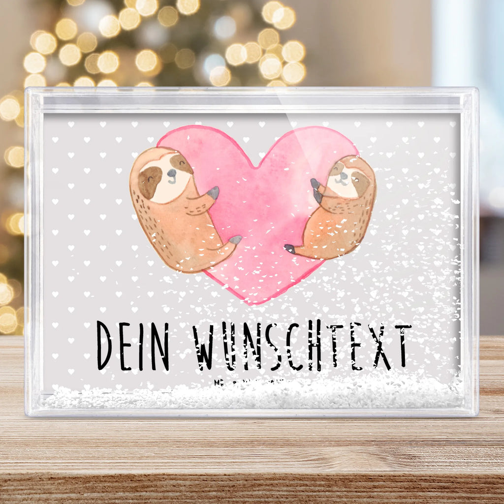 Personalisierter Schüttelrahmen Faultiere Herz Liebe, Partner, Freund, Freundin, Ehemann, Ehefrau, Heiraten, Verlobung, Heiratsantrag, Liebesgeschenk, Jahrestag, Hocheitstag, Hochzeitstag, für Männer, Geschenk für Frauen, Geschenk für Partner, Mitbringsel, Geschenk für Freundin, Valentinstag, Liebesbeweis, für Ehemann