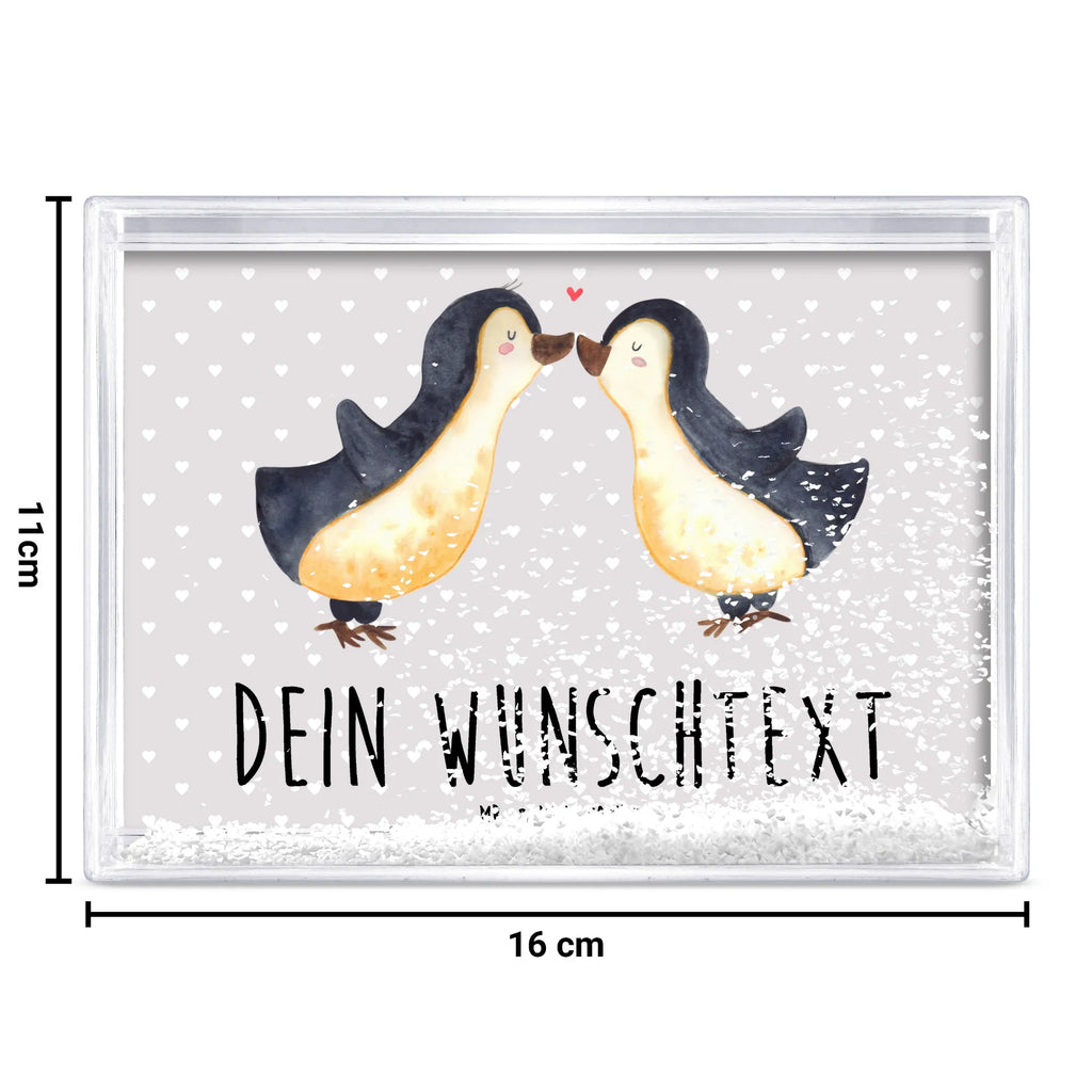 Personalisierter Schüttelrahmen Pinguine Kuss Liebe, Partner, Freund, Freundin, Ehemann, Ehefrau, Heiraten, Verlobung, Heiratsantrag, Liebesgeschenk, Jahrestag, Hocheitstag, Valentinstag, Geschenk für Partner, Hochzeitstag, für Ehemann, Mitbringsel, Geschenk für Frauen, für Männer, Geschenk für Freundin, Liebesbeweis